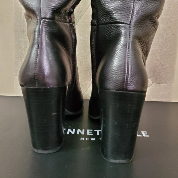 Kenneth Cole "Justin" knee high leather boots - Picture 5 of 9